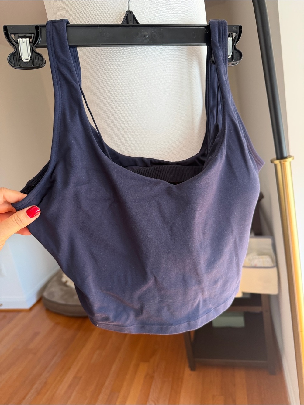 Women’s Navy Maternity Sports Bra Tank